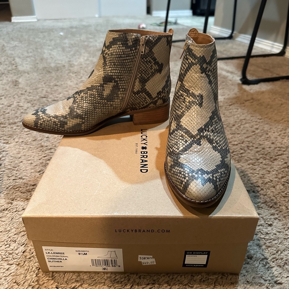Lucky brand booties